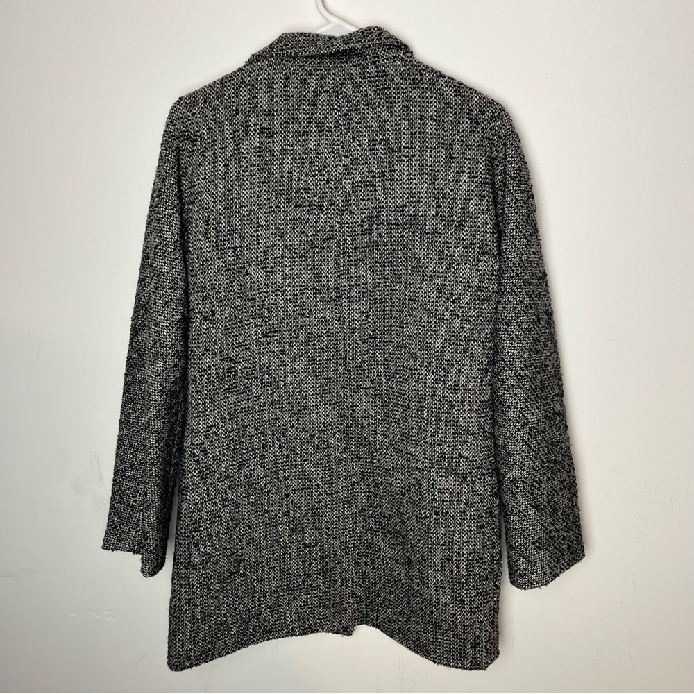 J. Crew Black and Gray Pea Coat​ - Picture 2 of 8
